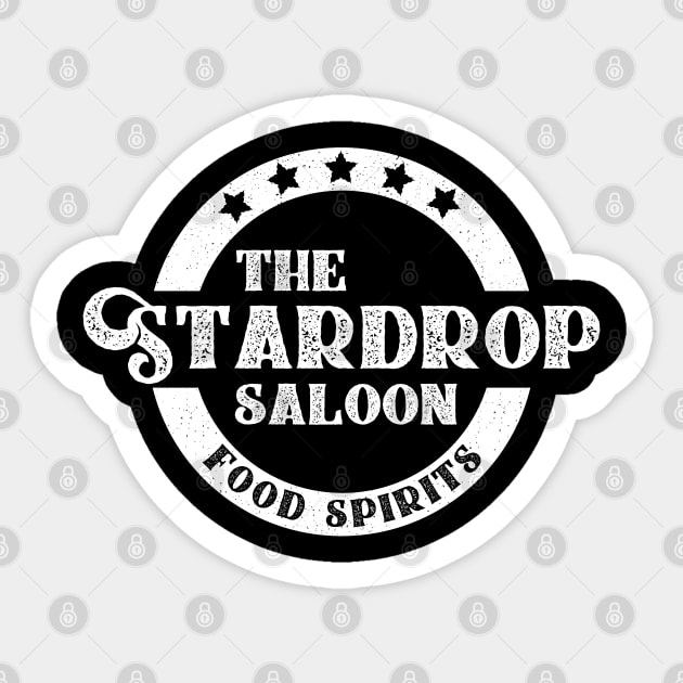 The Stardrop Saloon Logo | Stardew Valley Logo Sticker by threadbaregaming